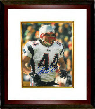 Heath Evans Autographed New England Patriots 8 x 10 Photograph Custom Framing - COA - CTBL_MW15756-Powers Sports Memorabilia