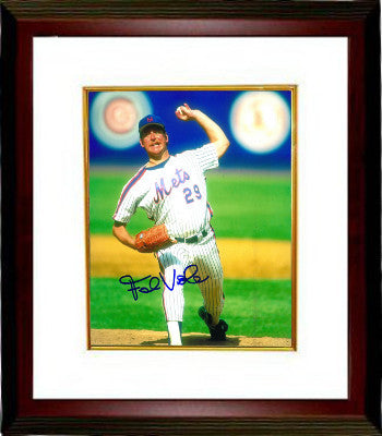Frank Viola Autographed New York Mets 8 x 10 Photograph Custom Framing - CTBL_MW16596-Powers Sports Memorabilia