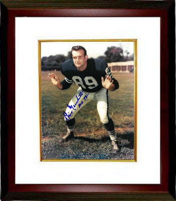 Gino Marchetti Autographed Baltimore Colts 8 x 10 Photograph Custom Framing with HOF 72-Powers Sports Memorabilia