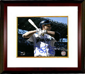 Bret Boone Autographed Seattle Mariners 8 x 10 Photograph Custom Framing - Leaf Authentics - CTBL_MW17224-Powers Sports Memorabilia