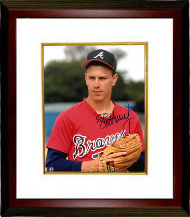 Steve Avery Autographed Atlanta Braves 8 x 10 Photograph Custom Framing - CTBL_MW18490-Powers Sports Memorabilia