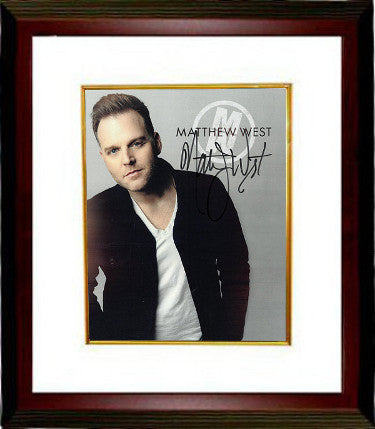 Matthew West Autographed 8 x 10 Photograph Custom Framing (Christian Music Artist– Singer/songwriter) - CTBL_MW19793-Powers Sports Memorabilia