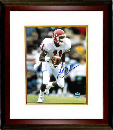 Andre Ware Autographed Houston Cougars 8 x 10 Photograph Custom Framing (Heisman)-Powers Sports Memorabilia