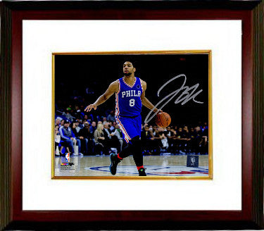 Jahlil Okafor Autographed Philadelphia 76ers 8 x 10 Photograph Custom Framing-COA-Powers Sports Memorabilia