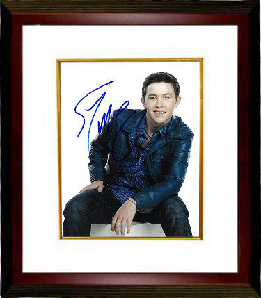 Scotty McCreery Autographed 8 x 10 Photograph Custom Framing - JSA Hologram - CTBL_MW20797-Powers Sports Memorabilia