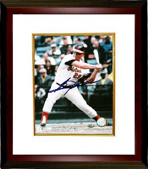 Boog Powell Autographed Baltimore Orioles 8 x 10 Photograph Custom Framing - GTSM Hologram - CTBL_MW3359-Powers Sports Memorabilia
