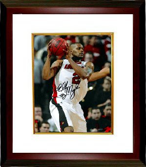 Ellis Myles Autographed Louisville Cardinals 8 x 10 Photograph Custom Framing - CTBL_MW400-Powers Sports Memorabilia