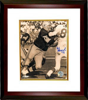 Bob Skoronski Autographed Green Bay Packers 8 x 10 Photograph Custom Framing - CTBL_MW5015-Powers Sports Memorabilia