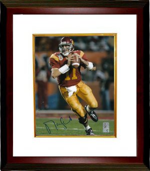 Matt Leinart Autographed USC Trojans 8 x 10 Photograph Custom Framing - Leinart Hologram - CTBL_MW5175-Powers Sports Memorabilia