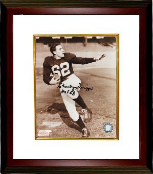 Charley Trippi Autographed Chicago Cardinals 8 x 10 Photograph Custom Framing with HOF 68 - CTBL_MW6997a-Powers Sports Memorabilia