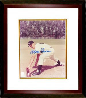 Bill "Moose" Skowron Autographed New York Yankees 8 x 10 Photograph Custom Framing (deceased) - CTBL_MW7008d-Powers Sports Memorabilia