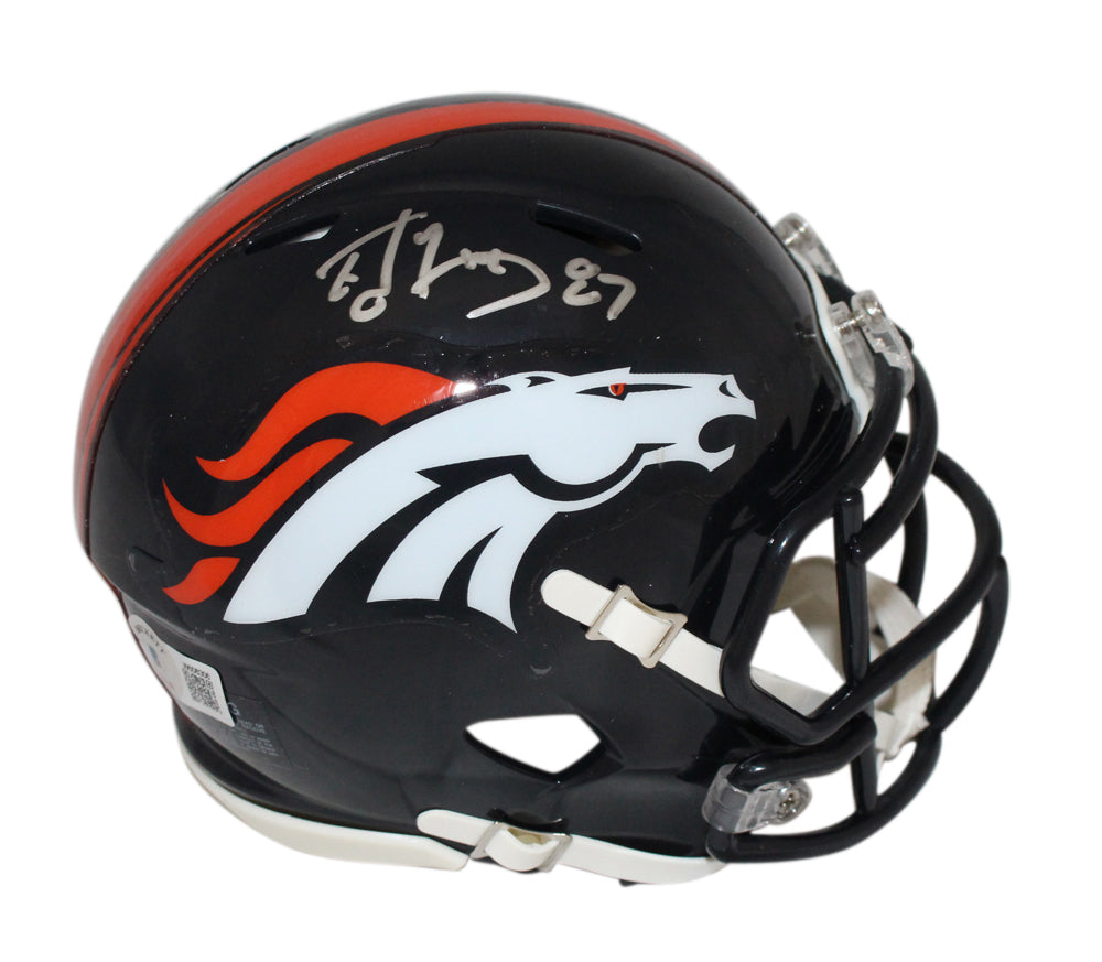 Deion Sanders Florida State Seminoles Signed Mini Helmet Beckett-Powers Sports Memorabilia