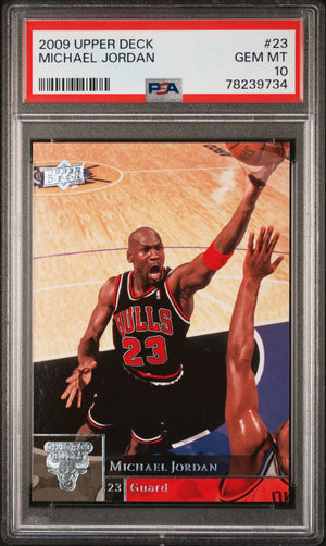 Michael Jordan 2009 Upper Deck Basketball Card #23 Graded PSA 10-Powers Sports Memorabilia