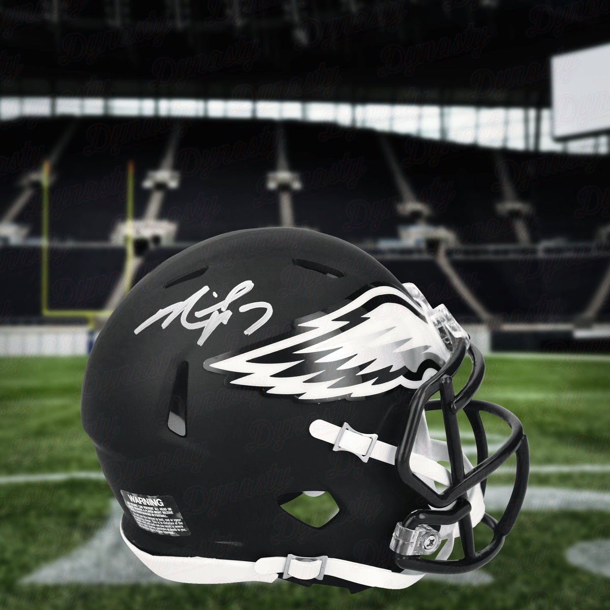 Michael Vick Philadelphia Eagles Signed Alternate Black Speed Mini-Helmet-Powers Sports Memorabilia