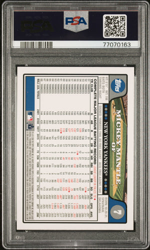 Mickey Mantle 2008 Topps Baseball Card #7 Graded PSA 10-Powers Sports Memorabilia