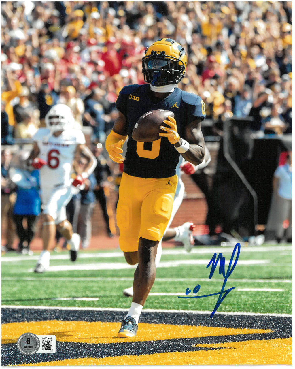 Mike Sainristil Autograph Signing-Powers Sports Memorabilia