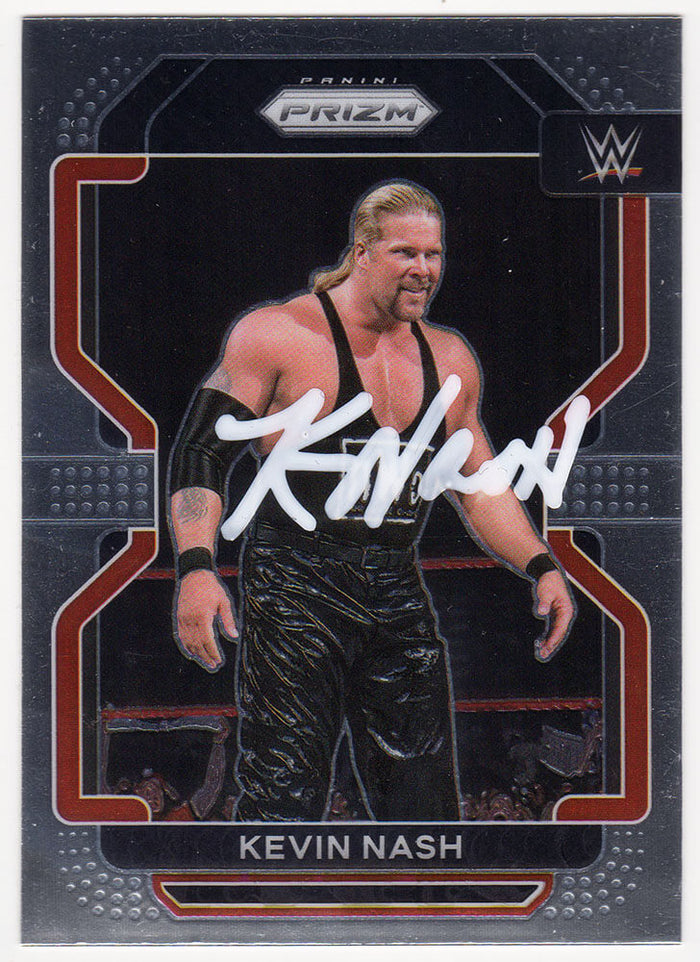 Kevin Nash Autographed 2022 Panini Prizm WWE Wrestling Card #113-Powers Sports Memorabilia