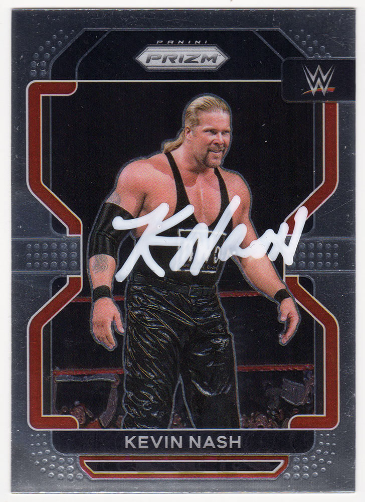 Kevin Nash Autographed 2022 Panini Prizm WWE Wrestling Card #113-Powers Sports Memorabilia