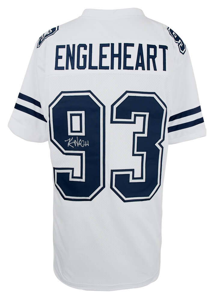 Kevin Nash Autographed The Longest Yard Engleheart #93 White Custom Football Jersey-Powers Sports Memorabilia