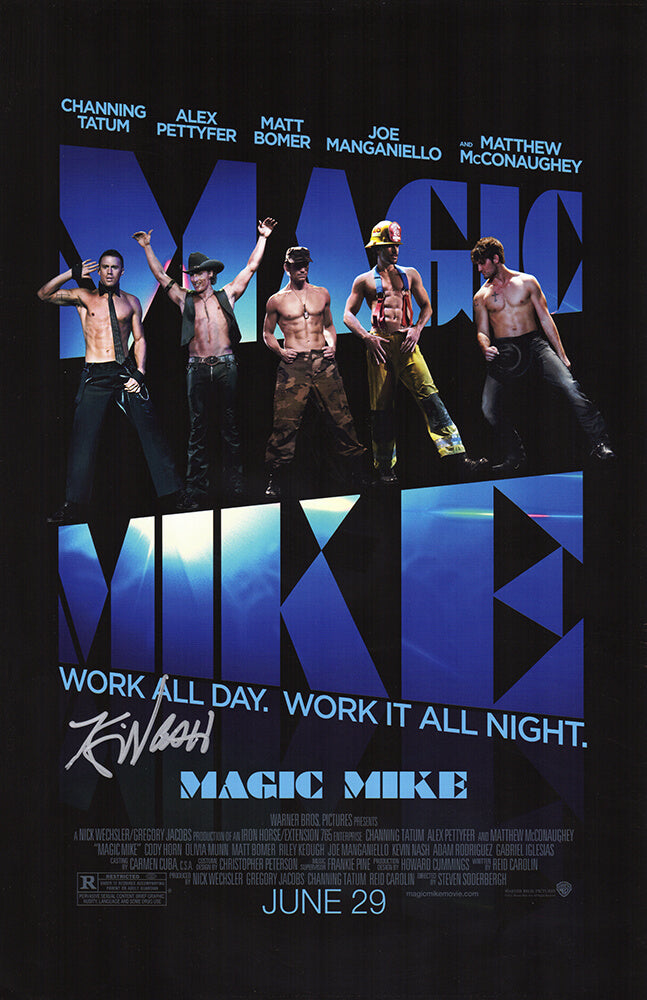 Kevin Nash Autographed Magic Mike 11x17 Movie Poster-Powers Sports Memorabilia