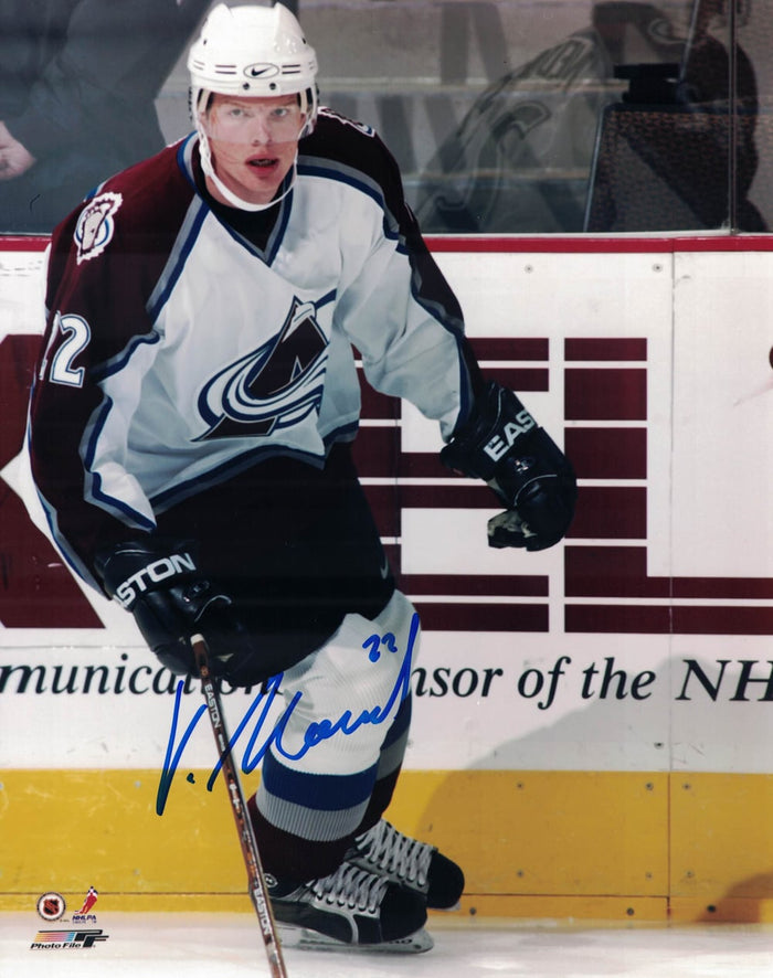 Vaclav Nedorost Signed Colorado Avalanche 8x10 Photo PF – White-Powers Sports Memorabilia