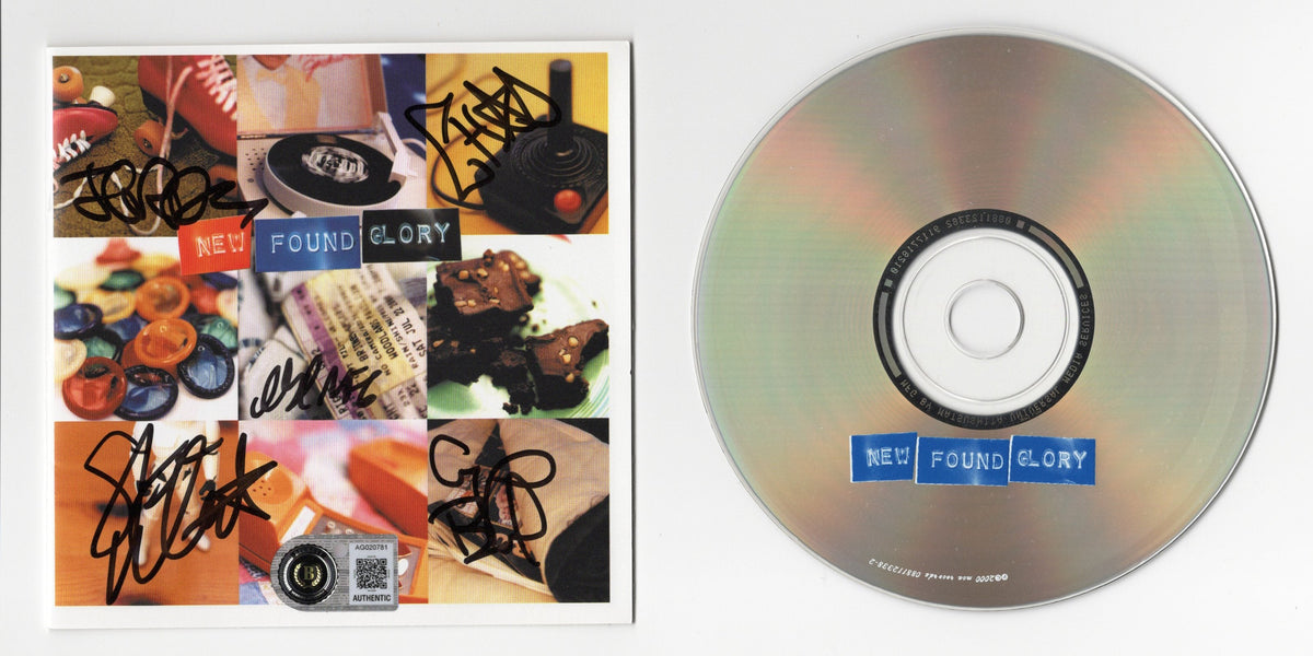 New Found Glory Signed CD Cover with Compact Disc – Beckett