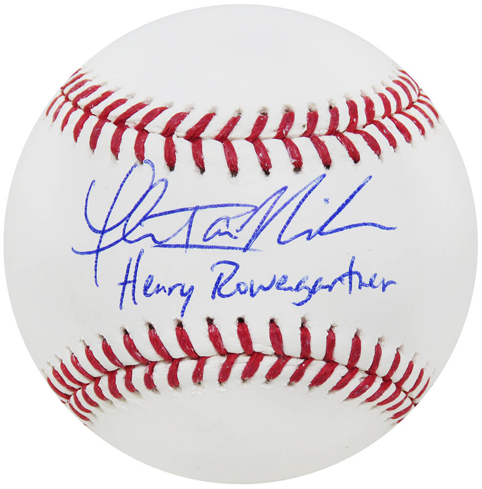 Thomas Ian Nicholas Autographed Rawlings Official MLB Baseball with Henry Rowengartner-Powers Sports Memorabilia