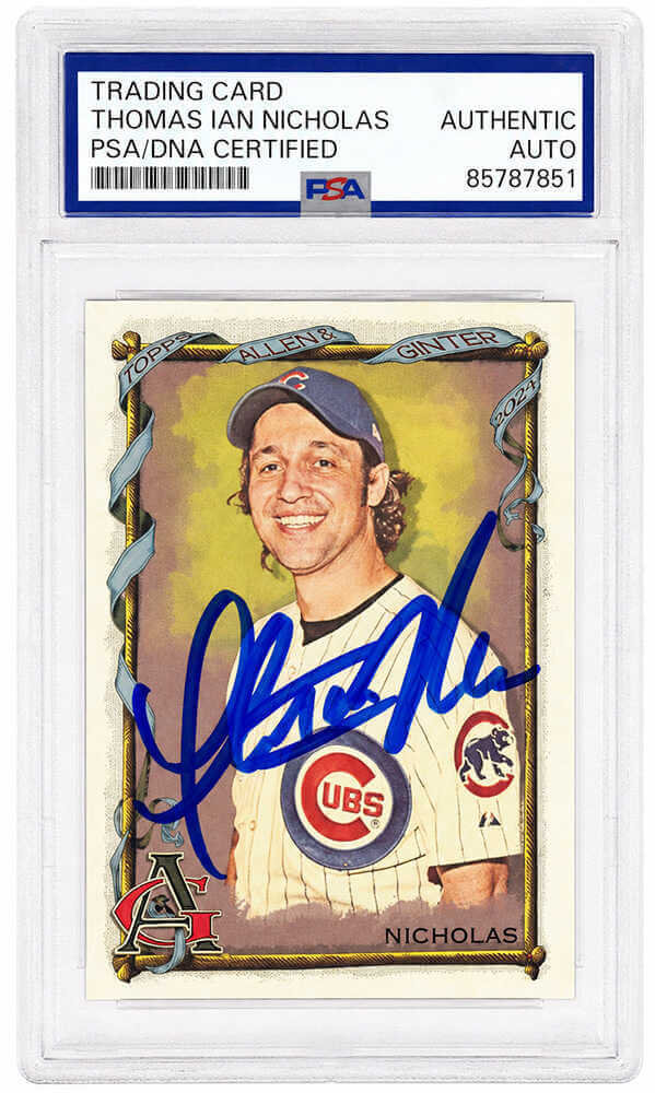 Thomas Ian Nicholas Autographed 2023 Topps Allen & Ginter Trading Card #285 - (PSA Encapsulated)-Powers Sports Memorabilia