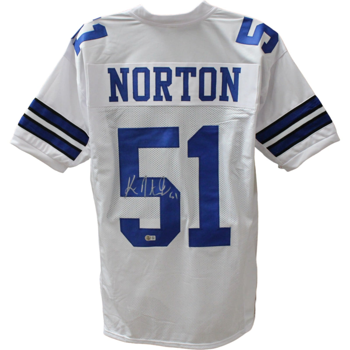 Ken Norton Jr. Signed Pro Style White Jersey – Beckett Authenticated-Powers Sports Memorabilia