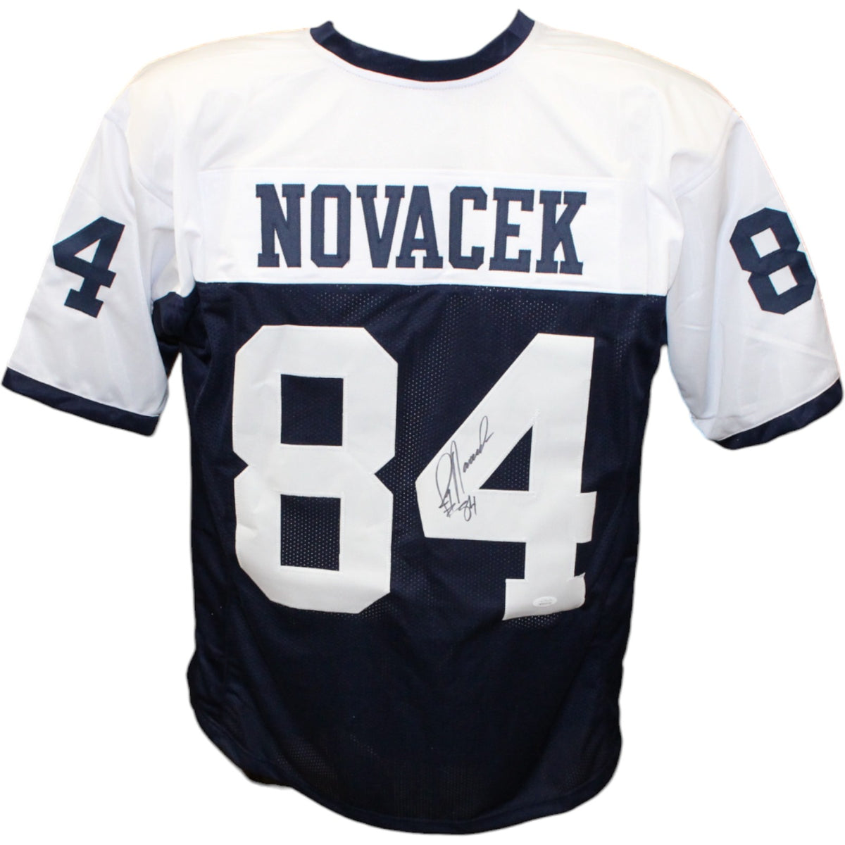 Jay Novacek Dallas Cowboys Signed Jersey - Pro Style Thanksgiving JSA JSA-Powers Sports Memorabilia