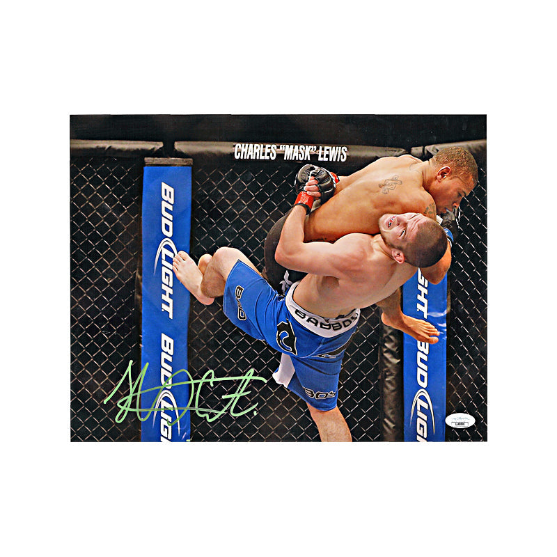 Khabib Nurmagomedov Signed 11x14 Suplex UFC Photo-Powers Sports Memorabilia