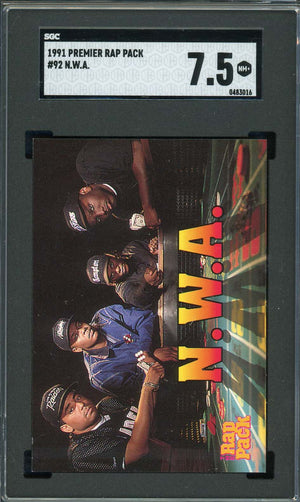 NWA 1991 Premier Rap Pack Card #92 Graded SGC 7.5-Powers Sports Memorabilia