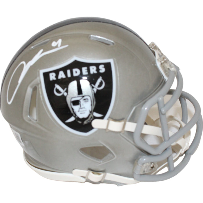 Aidan O'Connell Signed Las Vegas Raiders Flash Mini Helmet – Beckett Authenticated-Powers Sports Memorabilia