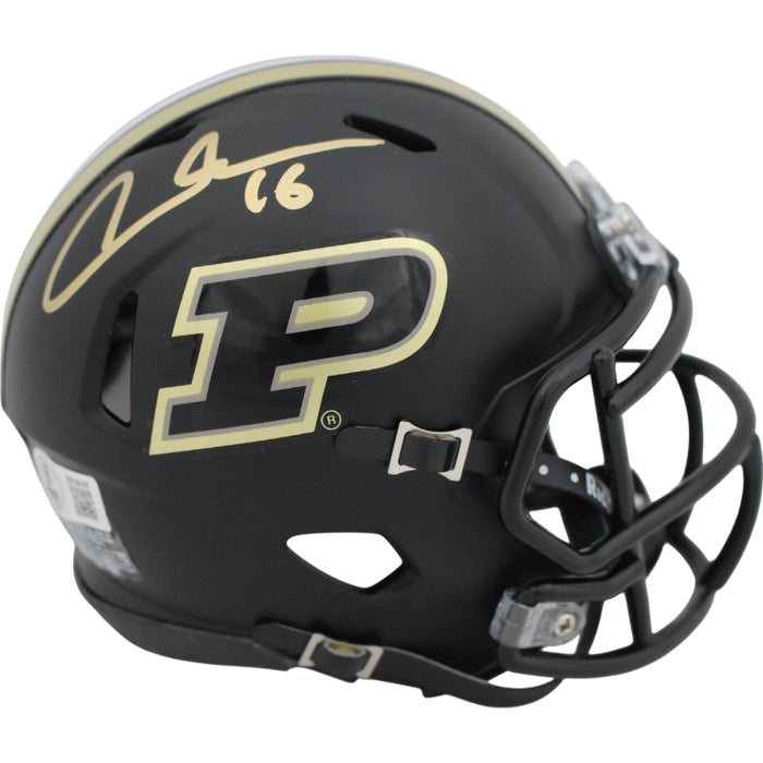 Aidan O'Connell Signed Purdue Boilermakers Black Mini Helmet – Beckett Authenticated-Powers Sports Memorabilia