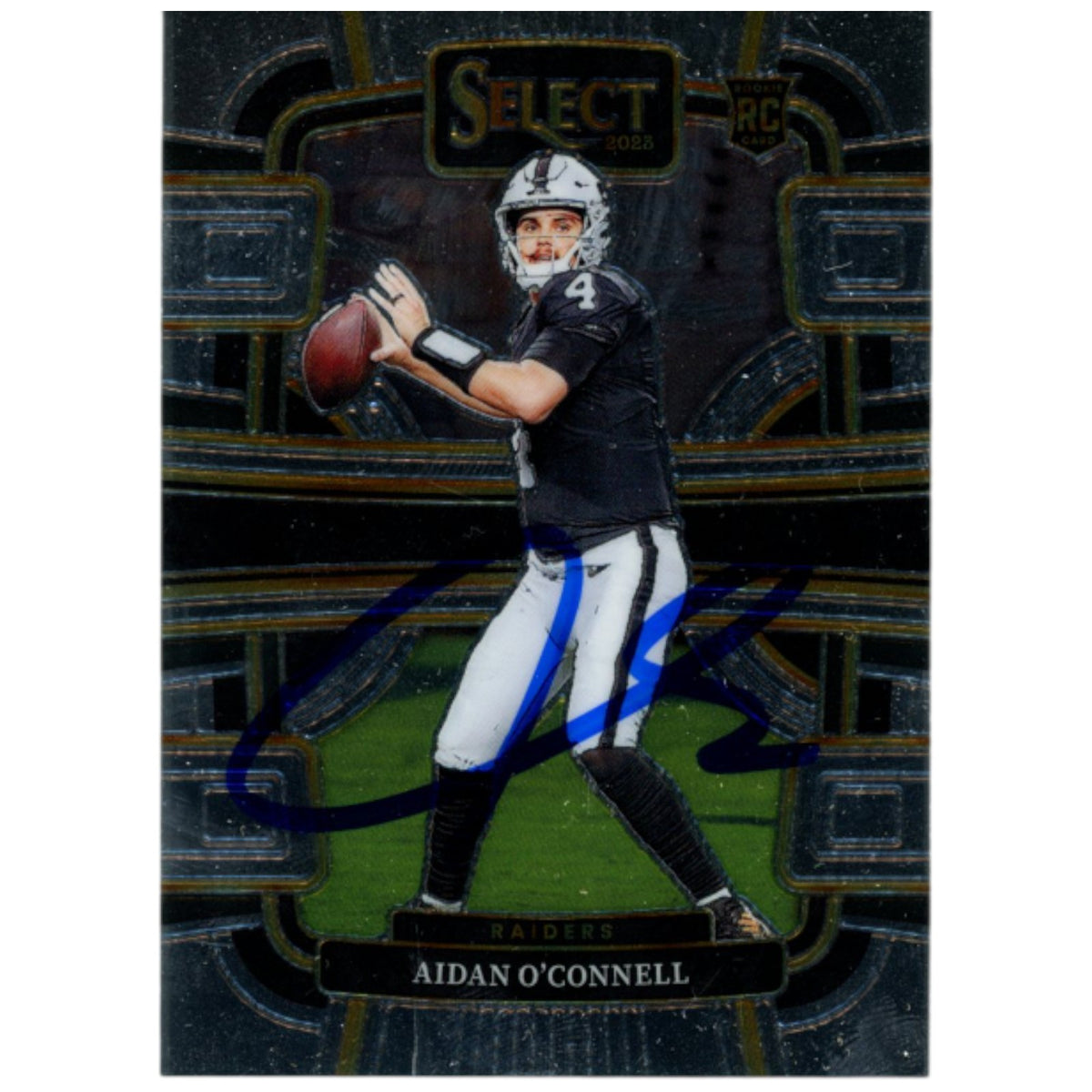 Aidan O'Connell Las Vegas Raiders Signed Card - 23 Select #58 Beckett Beckett-Powers Sports Memorabilia