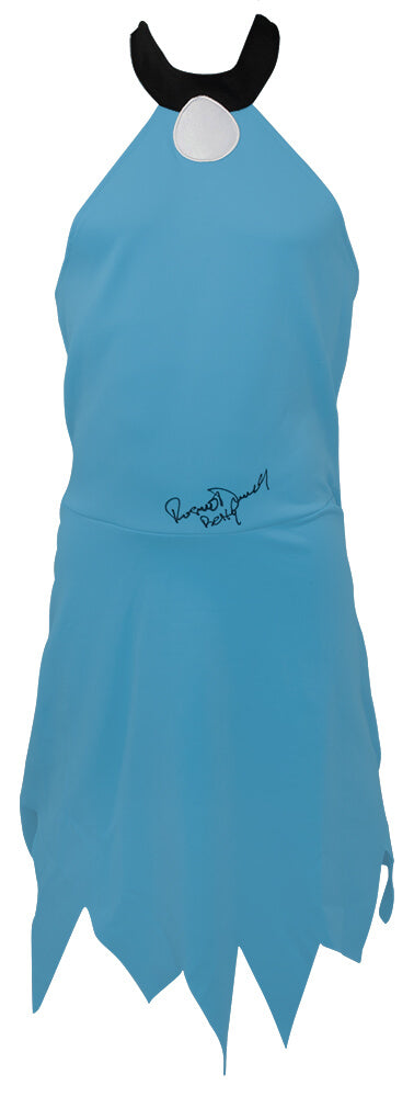 Rosie O'Donnell Autographed The Fintstones Betty Rubble Blue Costume Dress with Betty-Powers Sports Memorabilia