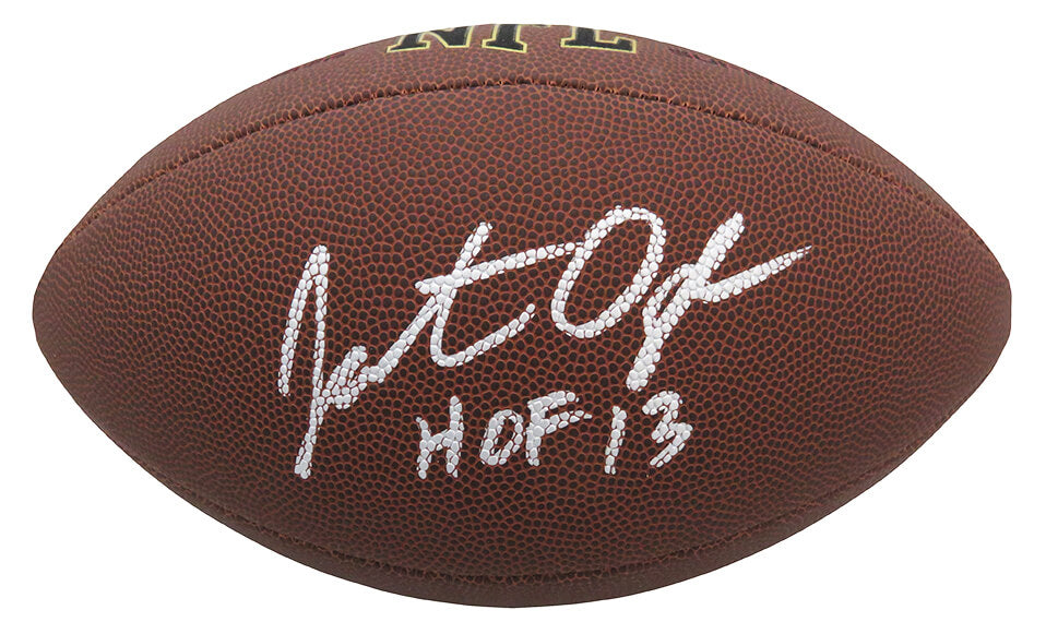Jonathan Ogden Autographed Wilson Super Grip Full Size NFL Football with HOF'13-Powers Sports Memorabilia
