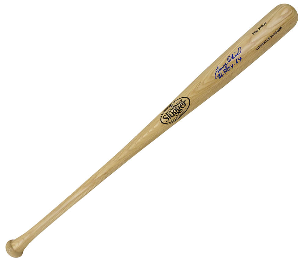 Tony Oliva Autographed Louisville Slugger Pro Stock Blonde Baseball Bat with AL ROY'64-Powers Sports Memorabilia