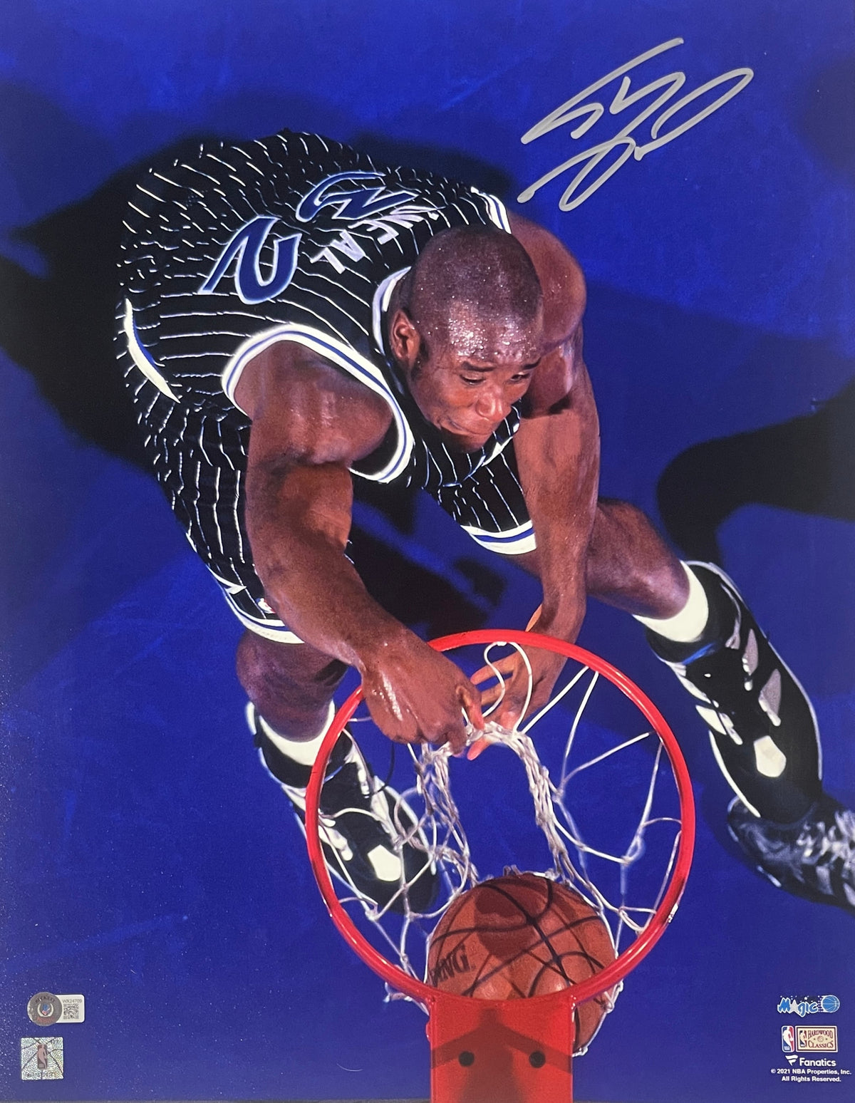 Shaquille O'Neal Signed Orlando Magic 16x20 Photo – Beckett Authenticated