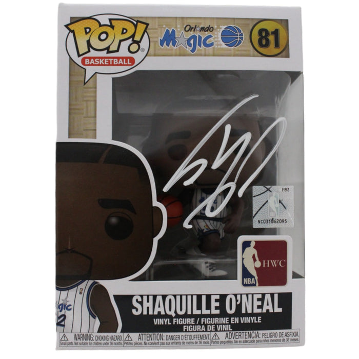 Shaquille O'Neal Signed Orlando Magic Funko Pop! 81 – Beckett Authenticated-Powers Sports Memorabilia