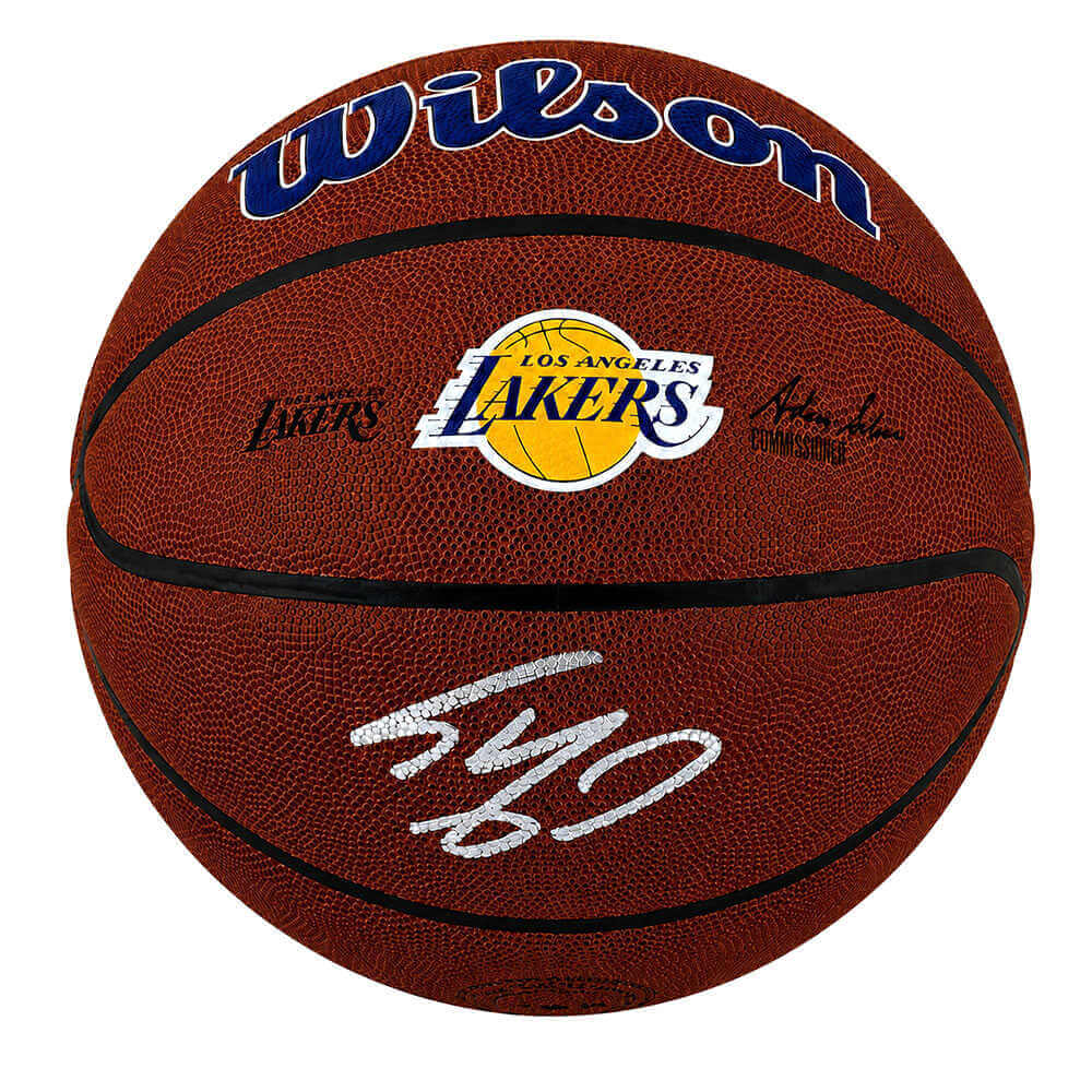 Shaquille O'Neal Autographed Los Angeles Lakers Logo Wilson Alliance NBA Basketball-Powers Sports Memorabilia