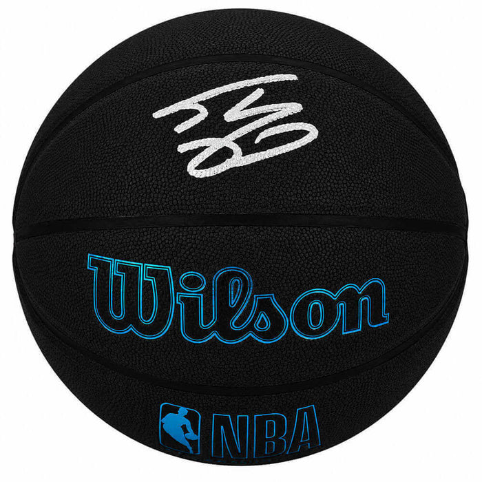 Shaquille O'Neal Autographed Wilson Forge Plus Black Full Size NBA Basketball-Powers Sports Memorabilia