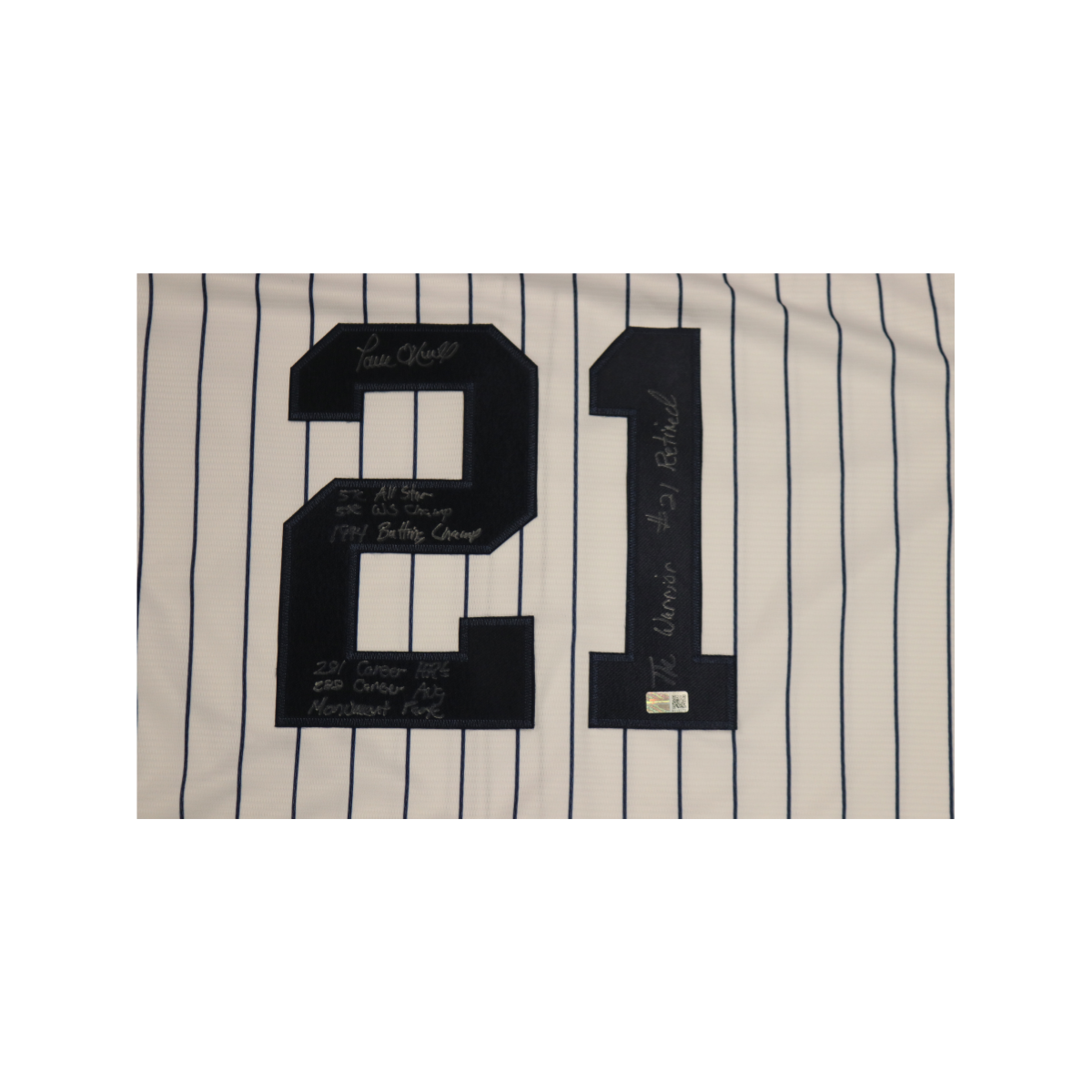 Paul O'Neill New York Yankees Signed Multi-Inscribed Nike Home Jersey-Powers Sports Memorabilia