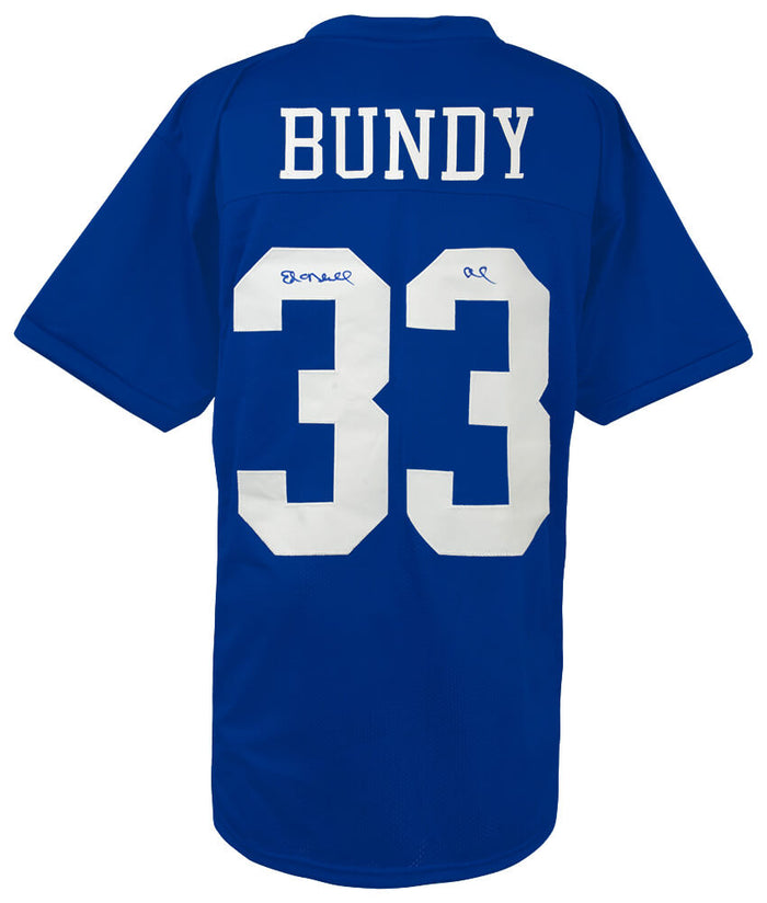 Ed O'Neill Autographed Al Bundy #33 Polk High School Blue Football Jersey with Al-Powers Sports Memorabilia