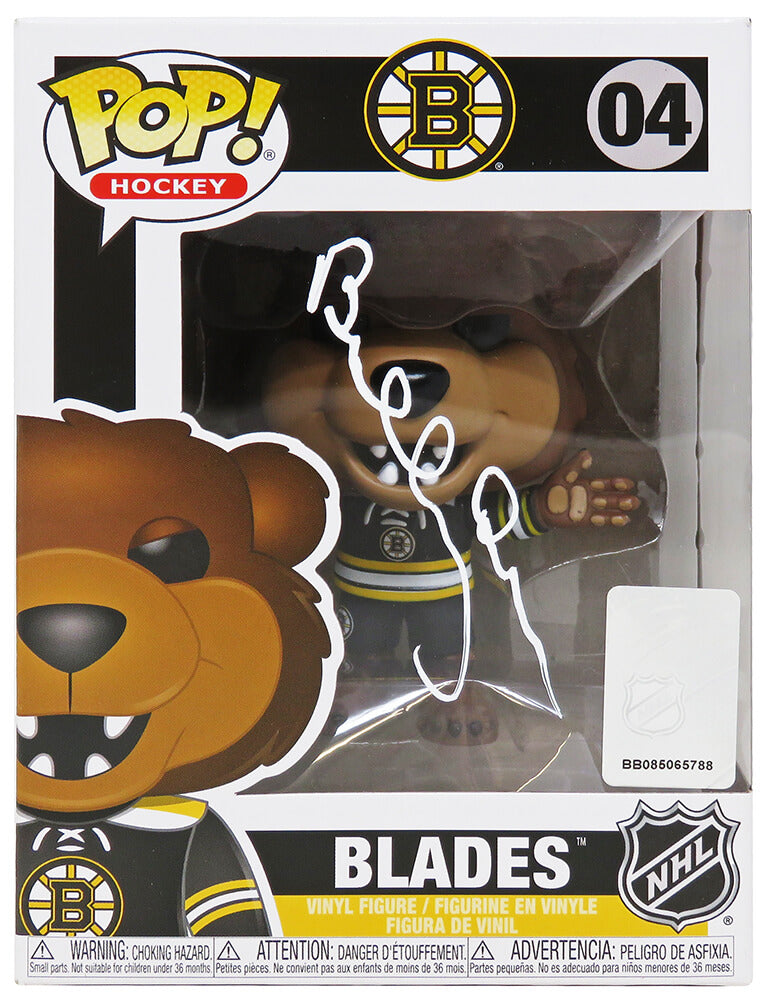 Bobby Orr Autographed Boston Bruins Blades NHL Mascot Funko Pop Doll #04-Powers Sports Memorabilia