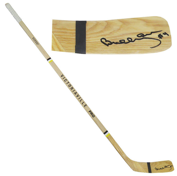 Bobby Orr Autographed Victoriaville Pro Bobby Orr #4 Game Model 54-Inch Full Size Hockey Stick With Tape (JSA)-Powers Sports Memorabilia