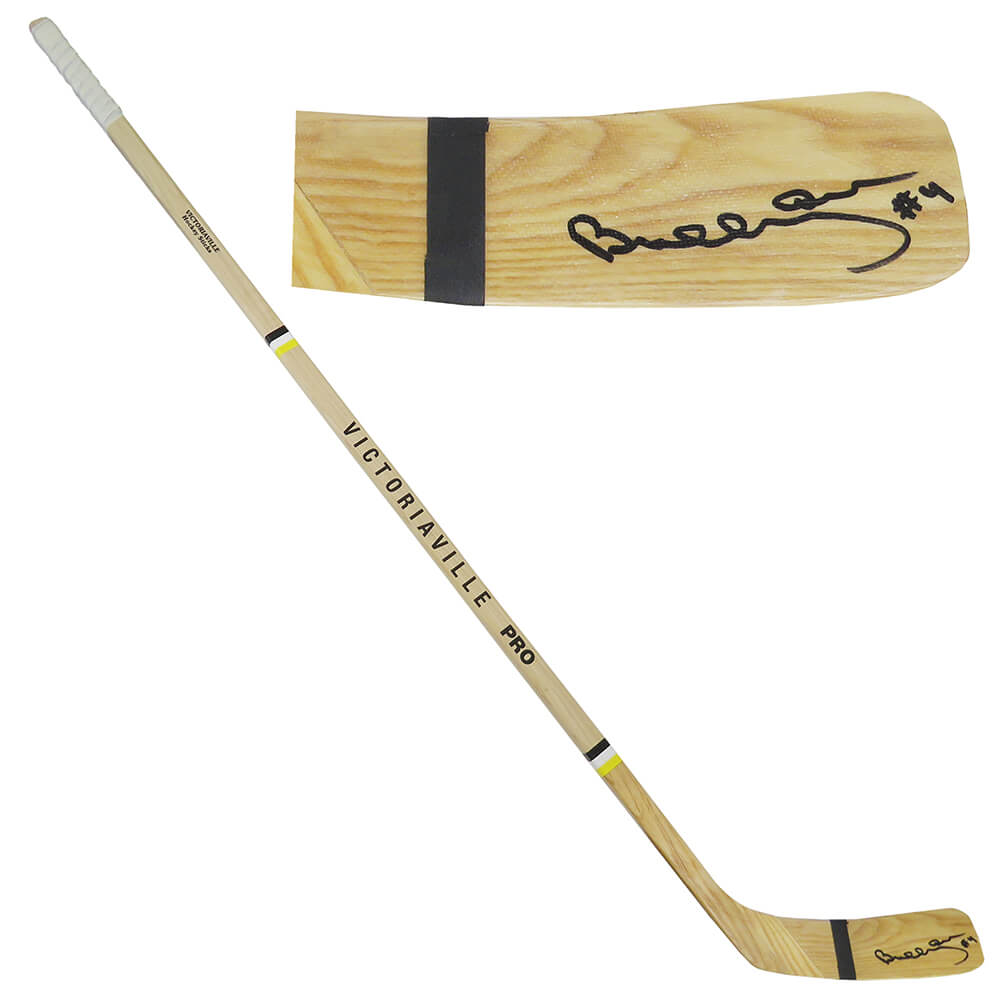 Bobby Orr Autographed Victoriaville Pro Bobby Orr #4 Game Model 54-Inch Full Size Hockey Stick With Tape (JSA)-Powers Sports Memorabilia