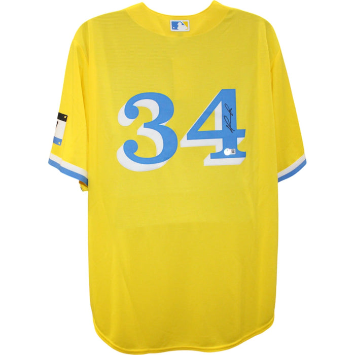 David Ortiz Signed Boston Red Sox Nike City Connect XL Jersey – Beckett Authenticated-Powers Sports Memorabilia
