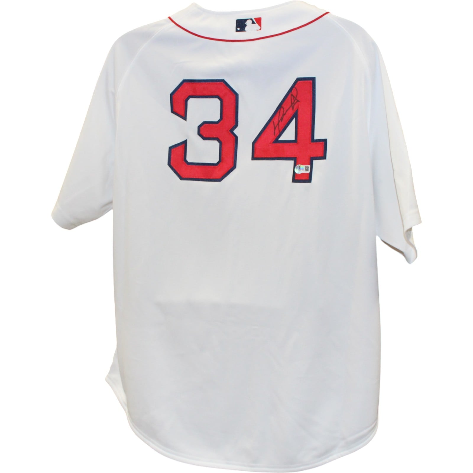 David Ortiz Signed Boston Red Sox M&N Jersey sz 48 World Series – Beckett Authenticated-Powers Sports Memorabilia