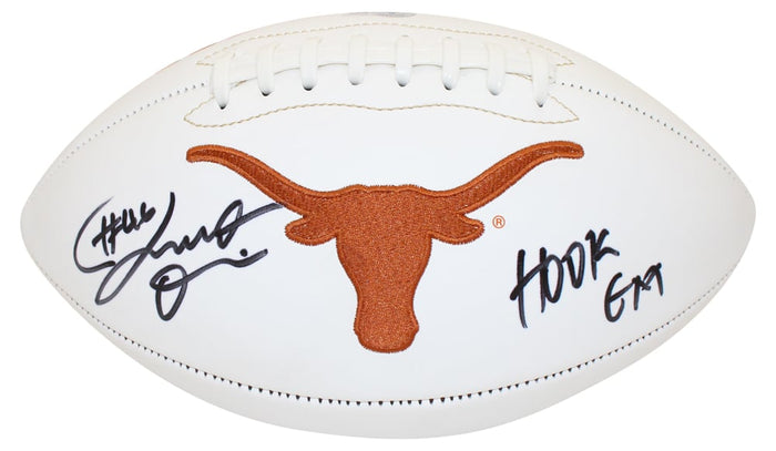 Joseph Ossai Signed Texas Longhorns Logo Football Hook Em – Beckett Authenticated-Powers Sports Memorabilia